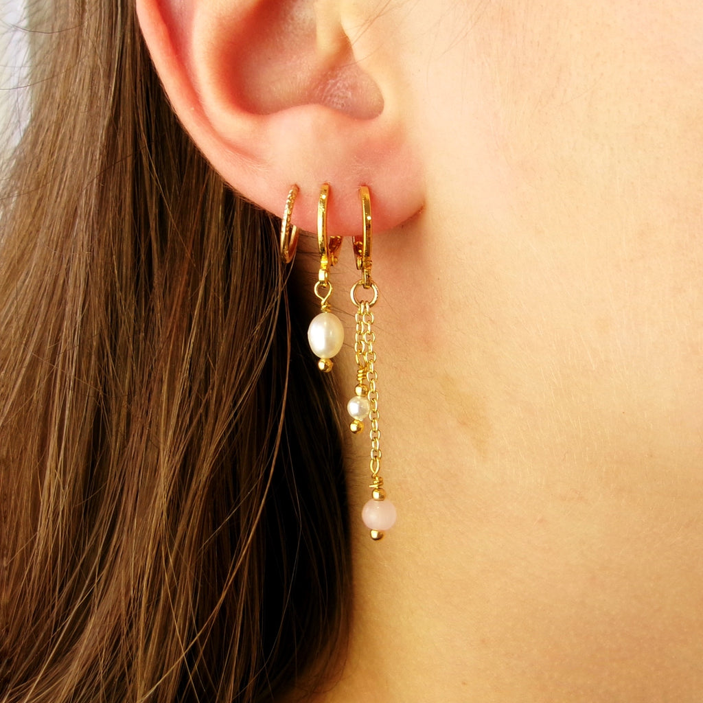 Rosé Drop Hoops