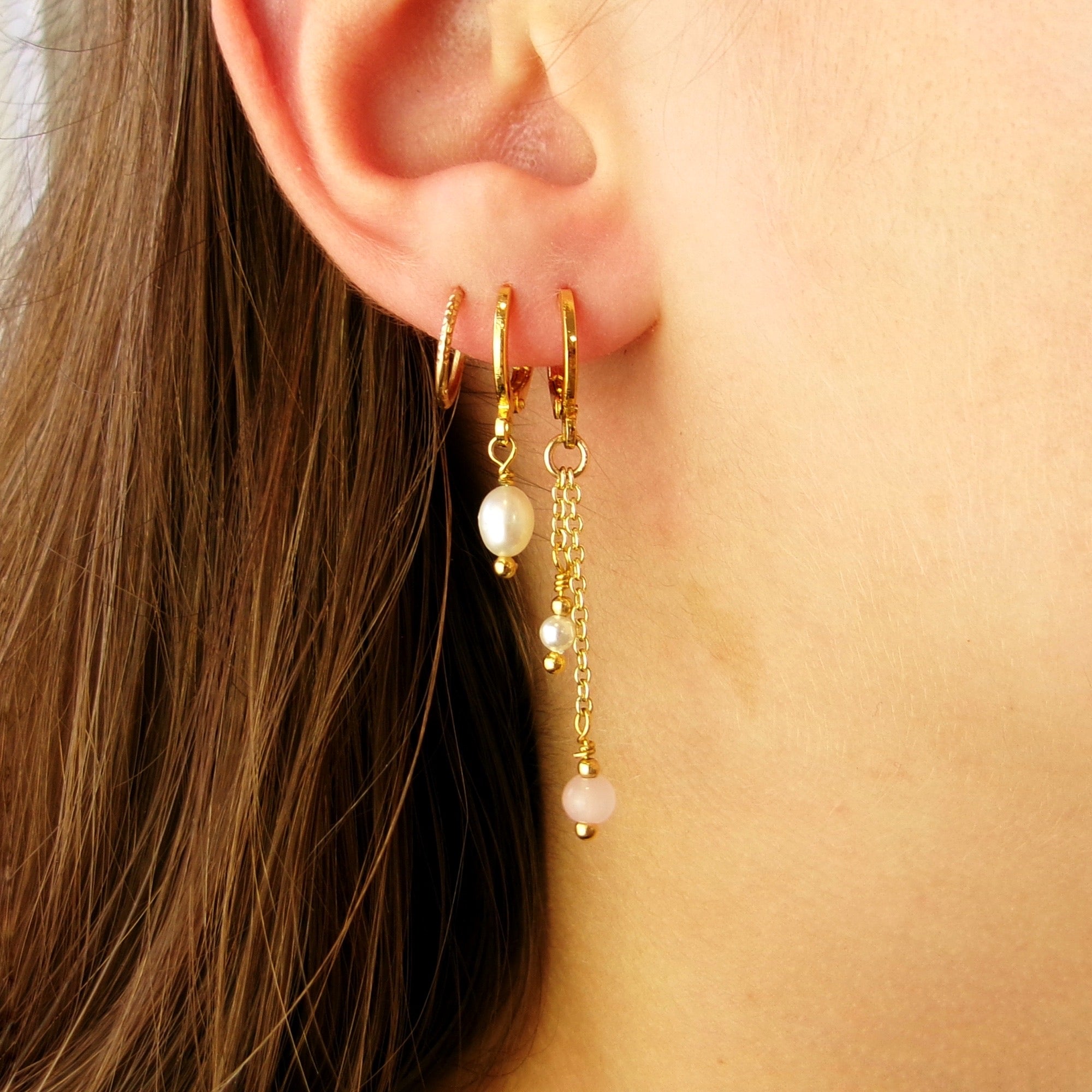 Rosé Drop Hoops