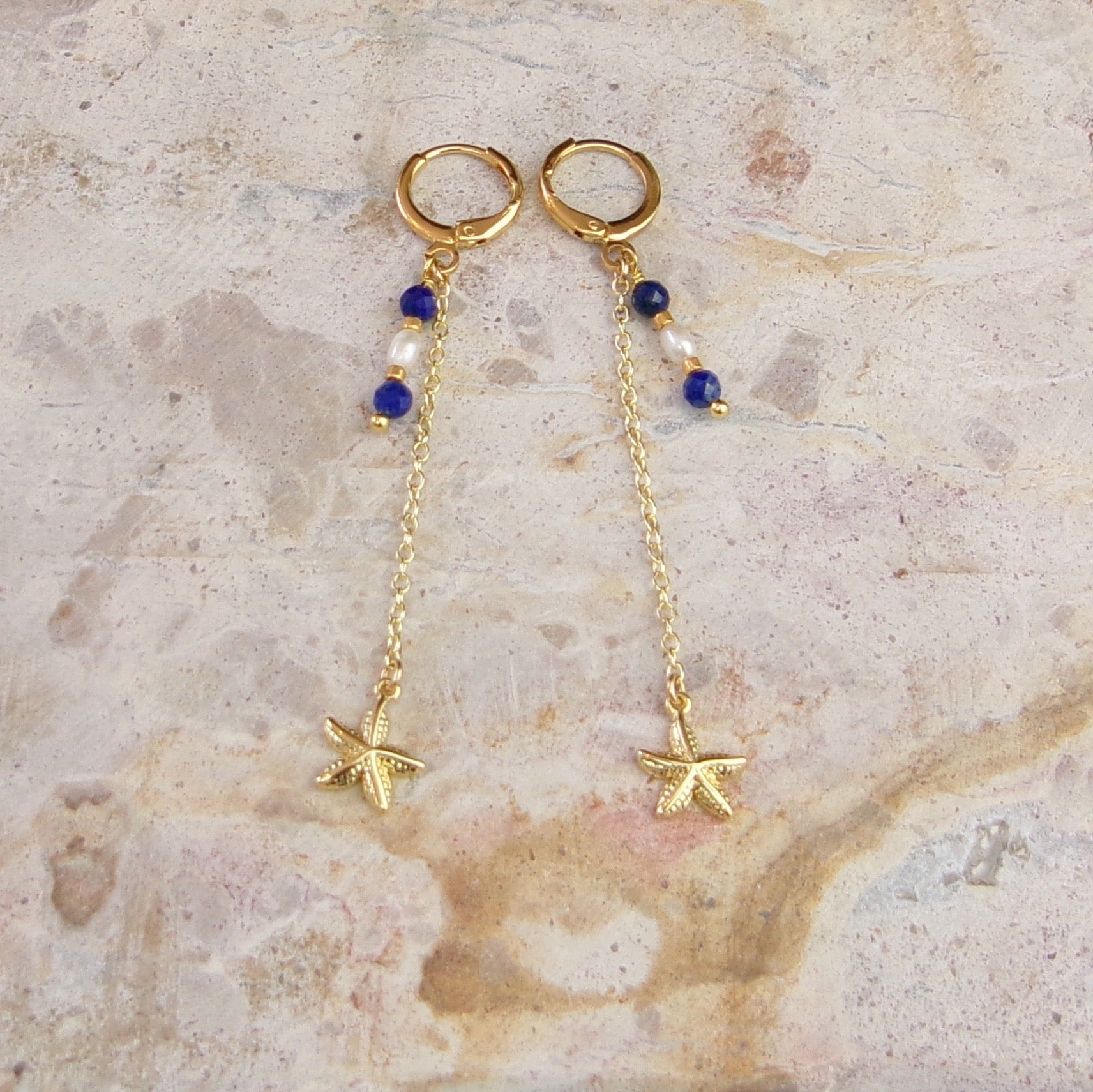 Starry Night Drop Hoops