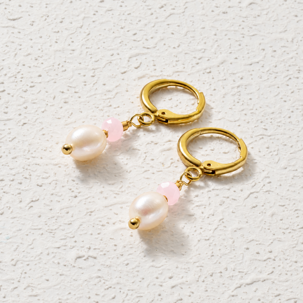 Eloise Pearl Hoops