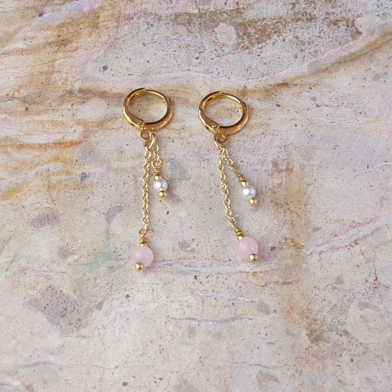 Rosé Drop Hoops