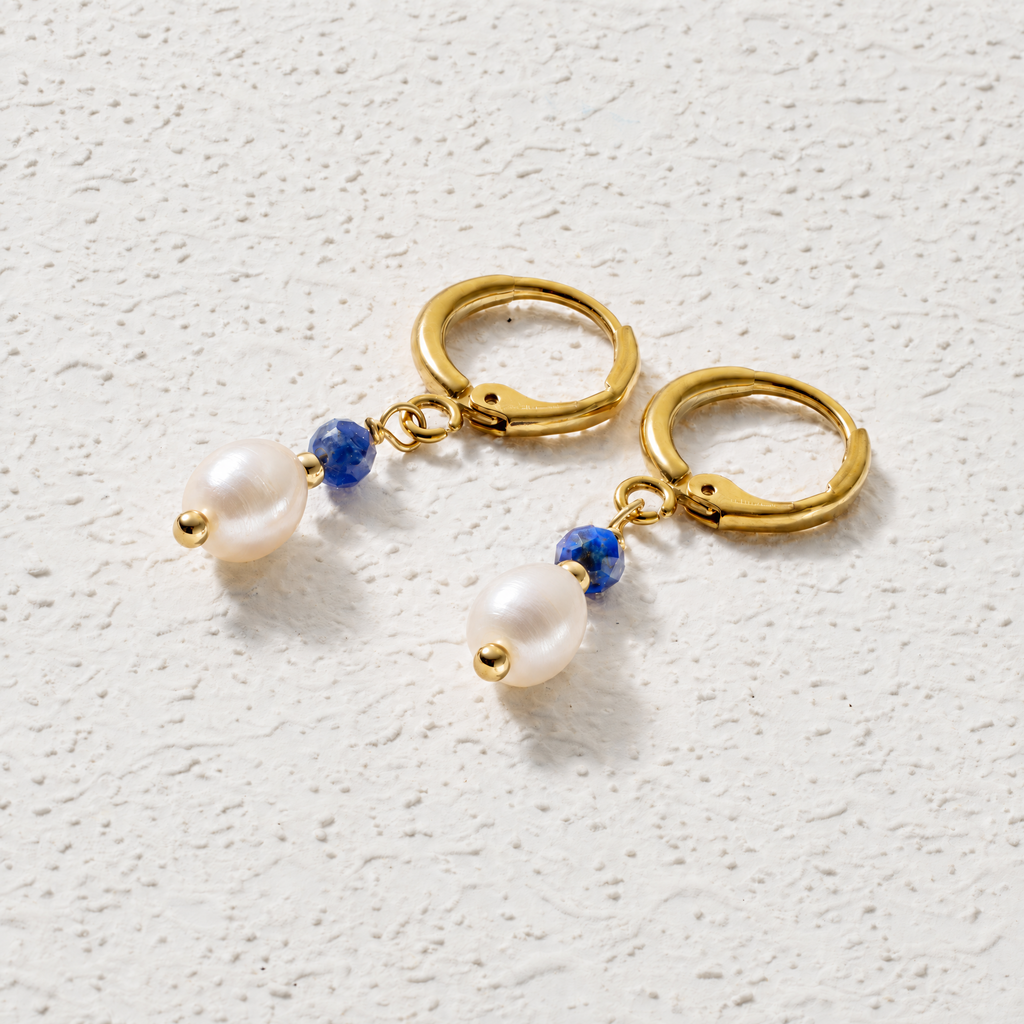 Elara Pearl Hoops