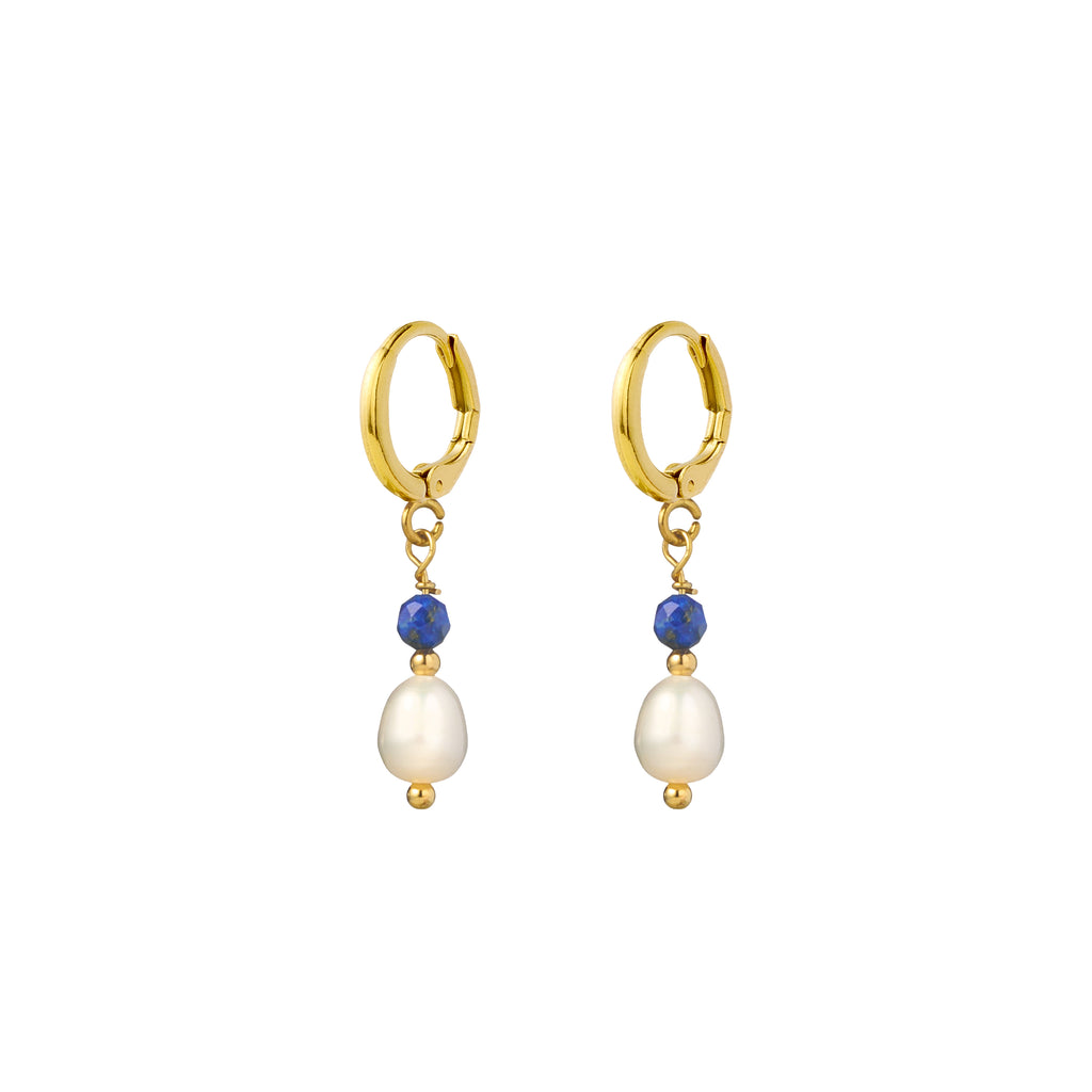 Elara Pearl Hoops