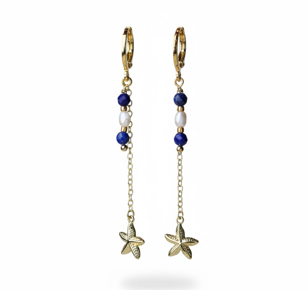 Starry Night Drop Hoops